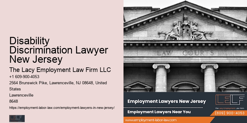 Disability Discrimination Lawyer New Jersey