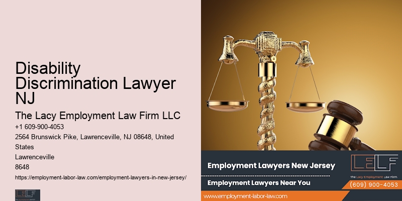 Workplace Protection Attorney Disability Discrimination Lawyer NJ
