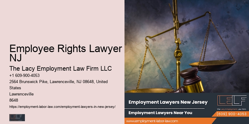 Employee Rights Lawyer NJ Workplace Litigation Services