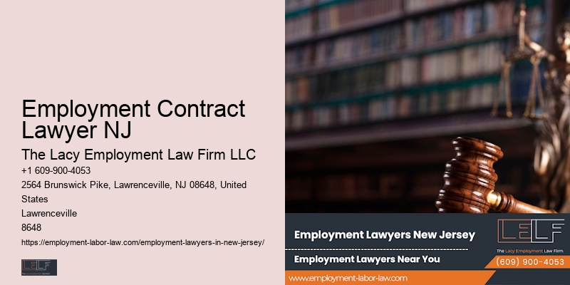 Employment Contract Lawyer NJ Job Retaliation Attorney