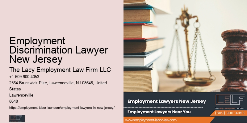 Employment Discrimination Lawyer New Jersey Employment Rights Consultant