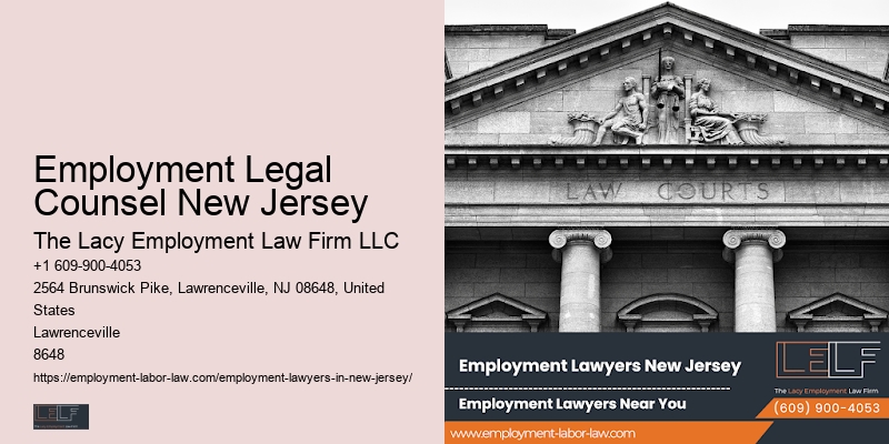 Employment Legal Counsel New Jersey