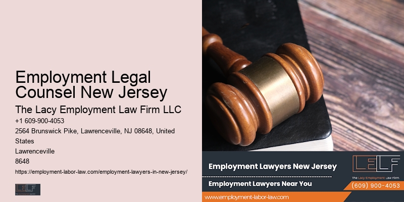 Employment Legal Counsel New Jersey Job Rights Lawyer