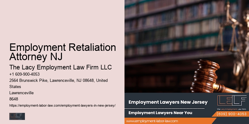 Employment Retaliation Attorney NJ Employee Rights Lawyer