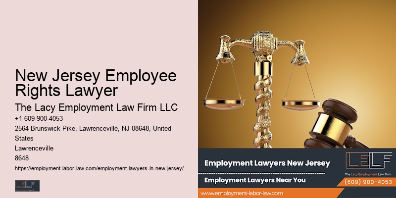 Workplace Wrongdoing Lawyer New Jersey Employee Rights Lawyer