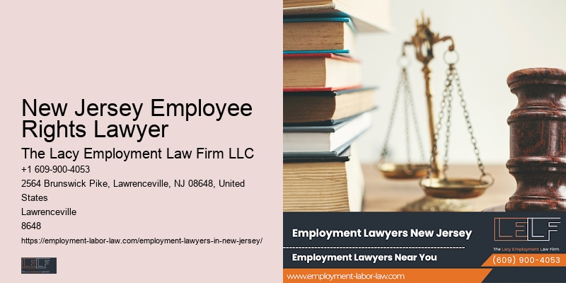 New Jersey Employee Rights Lawyer Attorney for Workplace Claims