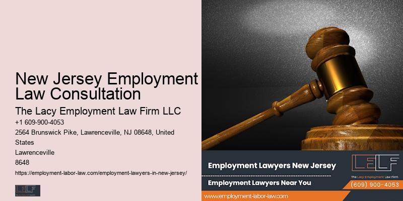 Wrongful Termination Lawyer New Jersey Employment Law Consultation