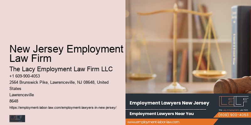 Workplace Litigation Lawyer New Jersey Employment Law Firm