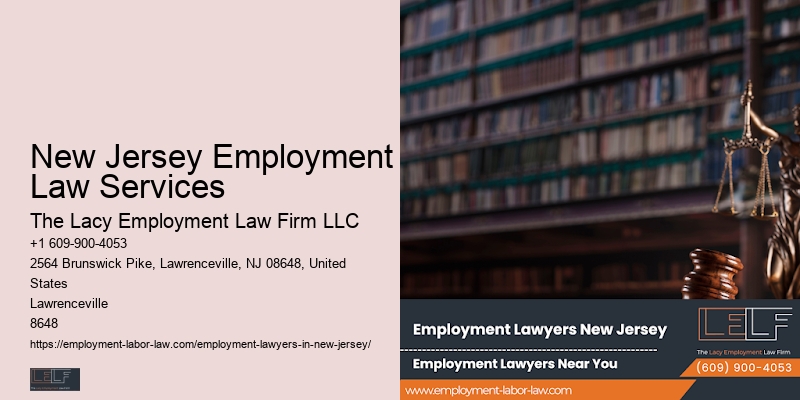 New Jersey Employment Law Services Workplace Equality Lawyer