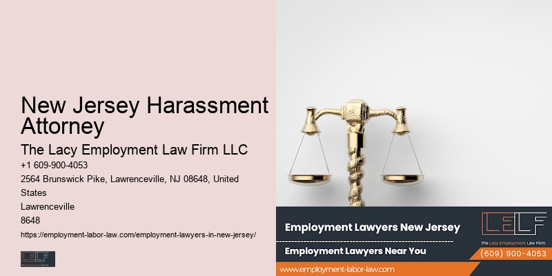 New Jersey Harassment Attorney Workplace Agreement Lawyer