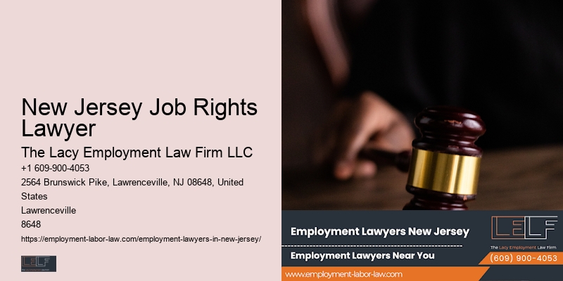 New Jersey Job Rights Lawyer Employment Law Specialist