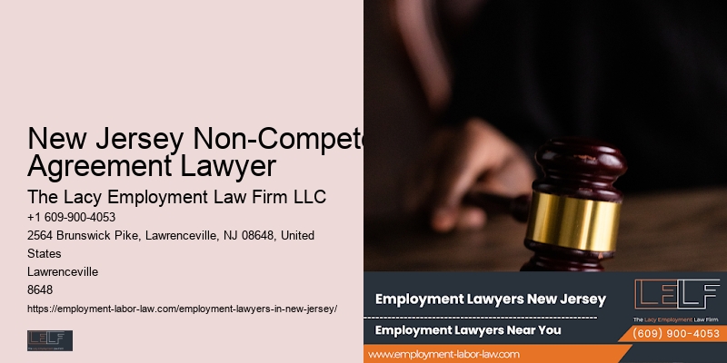 New Jersey Non-Compete Agreement Lawyer Employment Rights Attorney