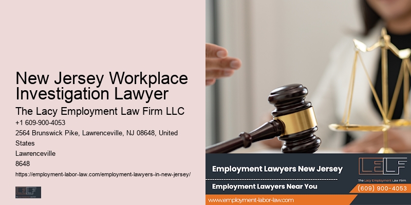 New Jersey Workplace Investigation Lawyer Workplace Equality Lawyer