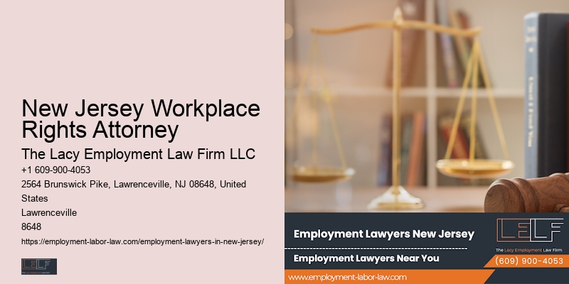 New Jersey Workplace Rights Attorney Employment Law Litigation Attorney