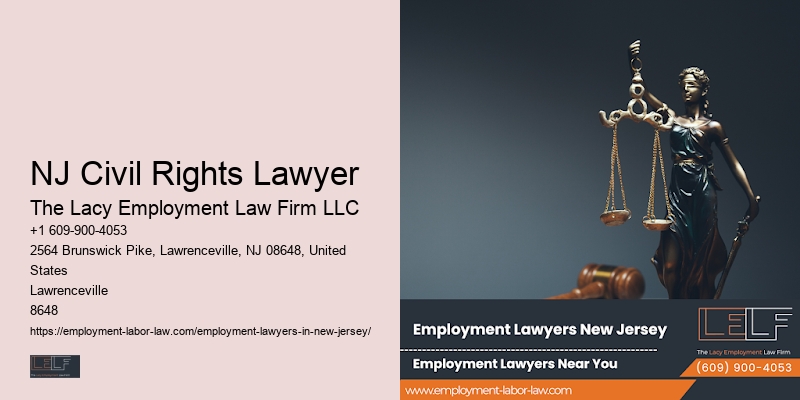 Employment Misconduct Lawyer NJ Civil Rights Lawyer