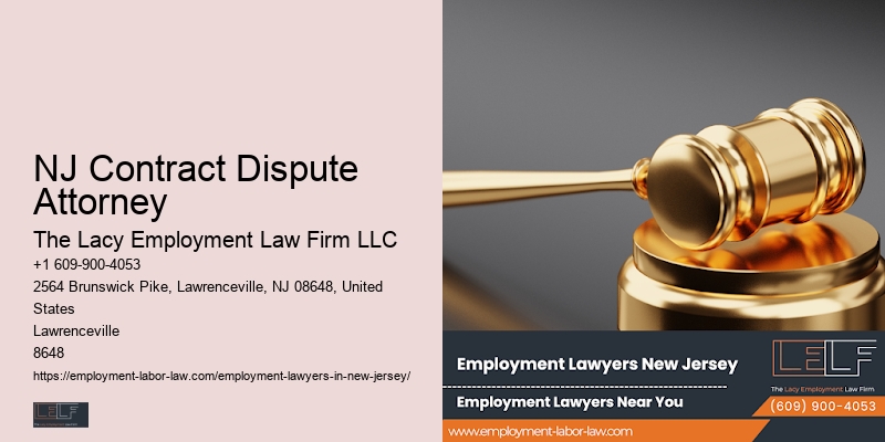 Workplace Fairness Attorney NJ Contract Dispute Attorney