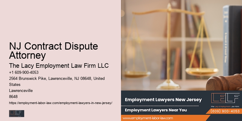 NJ Contract Dispute Attorney Employment Litigation Attorney