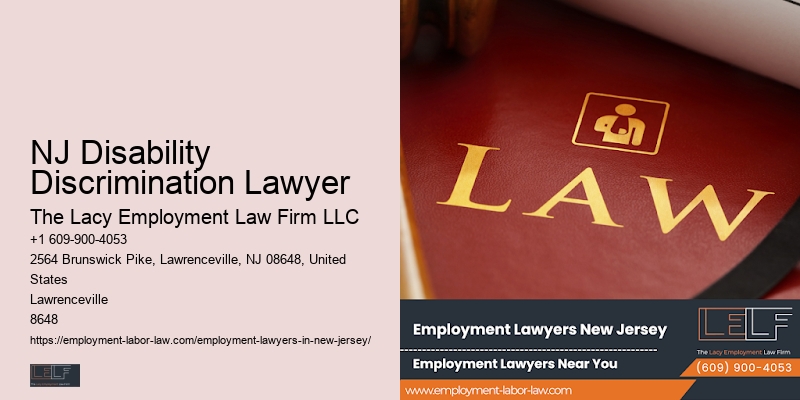 Wage and Hour Lawyer NJ Disability Discrimination Lawyer