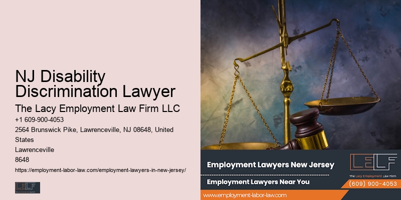 NJ Disability Discrimination Lawyer Employment Law Advice