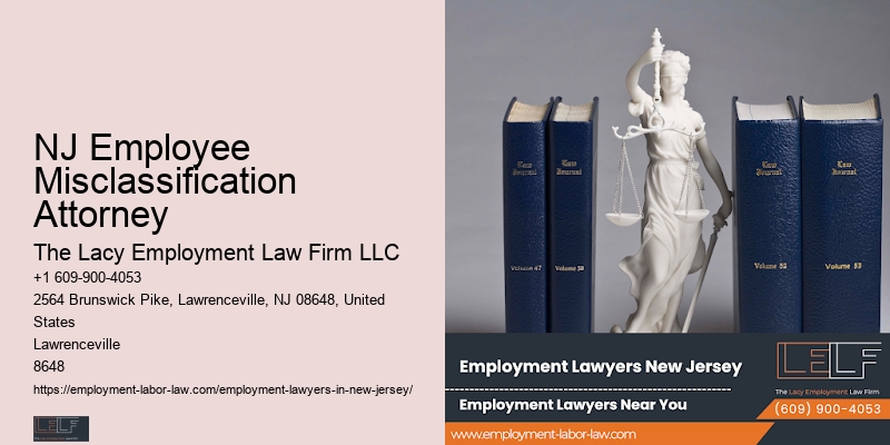 NJ Employee Misclassification Attorney Disability Discrimination Lawyer