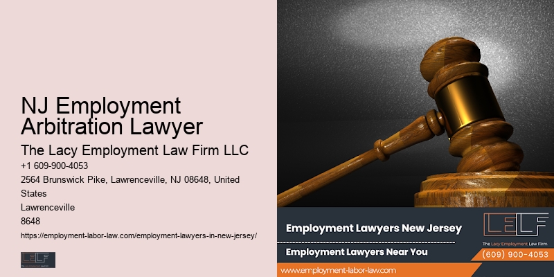 NJ Employment Arbitration Lawyer Employment Law Services