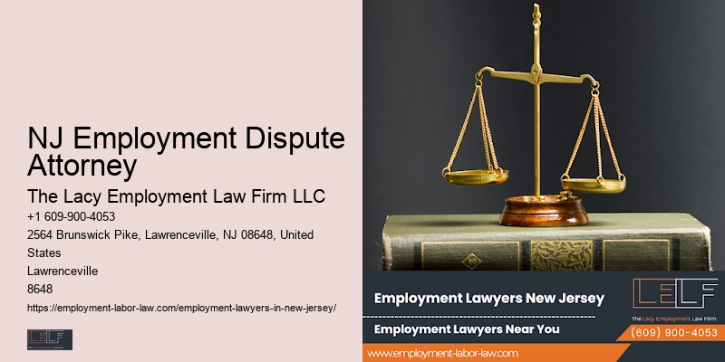 Workplace Legal Counsel NJ Employment Dispute Attorney