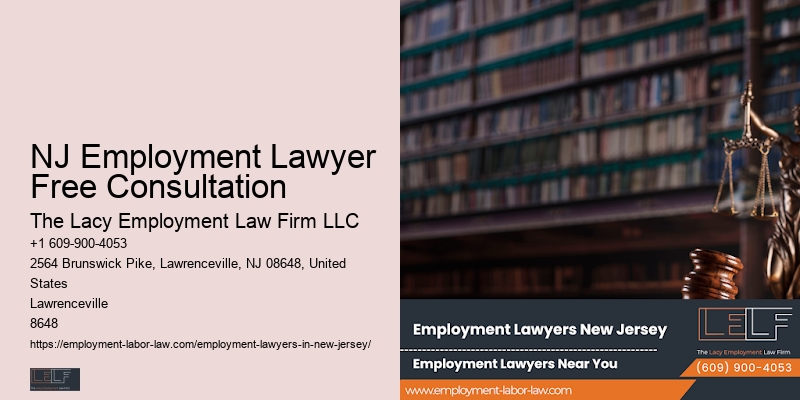 NJ Employment Lawyer Free Consultation Employee Rights Advocate