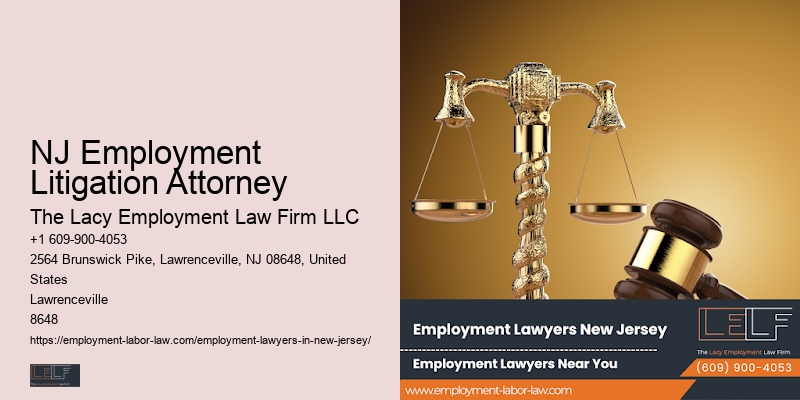 NJ Employment Litigation Attorney Lawyer for Workplace Equity