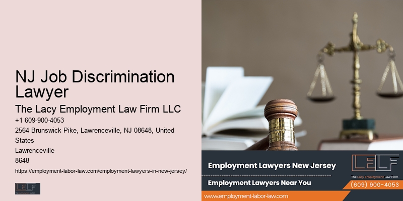 NJ Job Discrimination Lawyer Attorney for Workplace Law