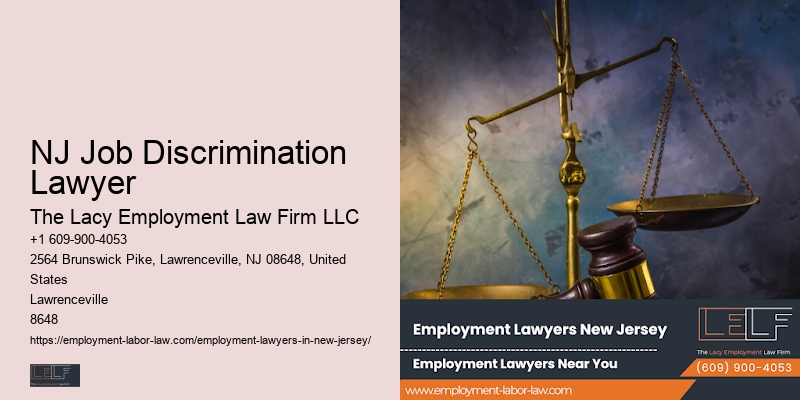 Legal Representation For Employees NJ Job Discrimination Lawyer