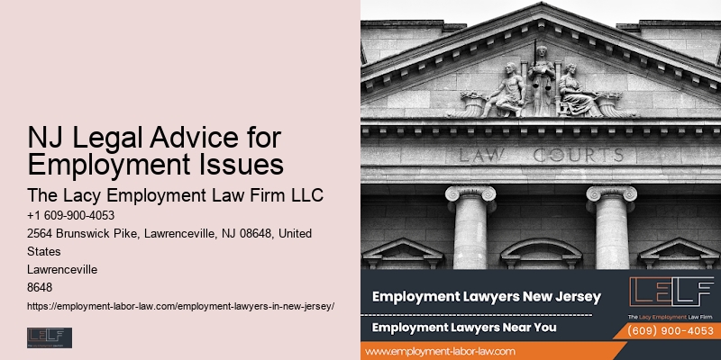NJ Legal Advice for Employment Issues
