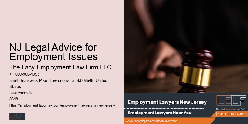 NJ Legal Advice for Employment Issues Employee Protection Attorney