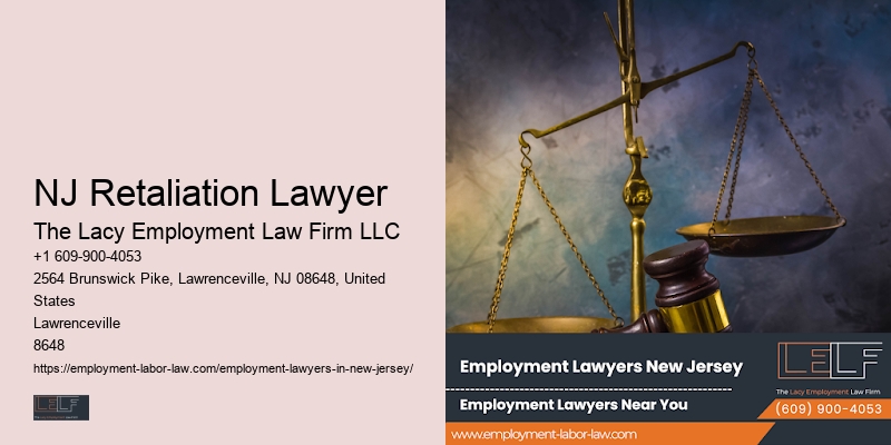 Employment Law Representation NJ Retaliation Lawyer
