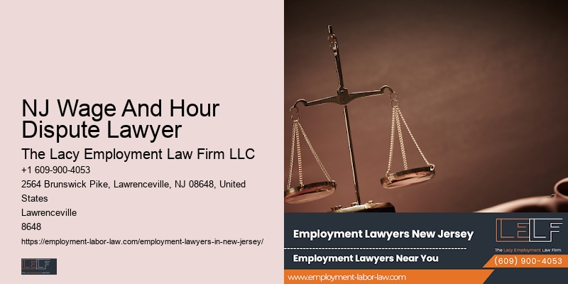 Affordable Employment Attorney NJ Wage And Hour Dispute Lawyer