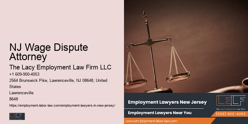 Legal Expertise in Employment Law NJ Wage Dispute Attorney