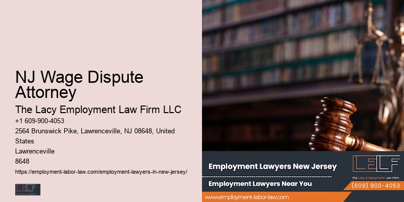 Expert Workplace Harassment Attorney NJ Wage Dispute Attorney