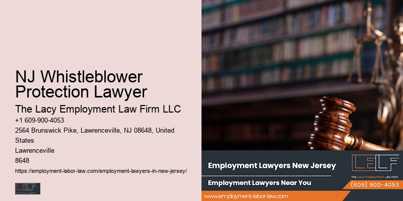 NJ Whistleblower Protection Lawyer Employee Benefits Attorney