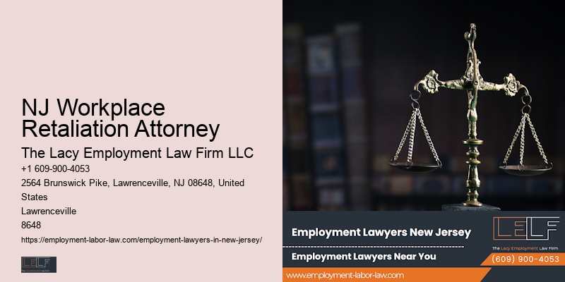 NJ Workplace Retaliation Attorney Employee Dispute Lawyer