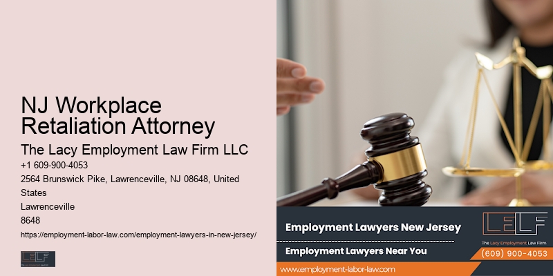 NJ Workplace Retaliation Attorney Employment Law Enforcement Attorney