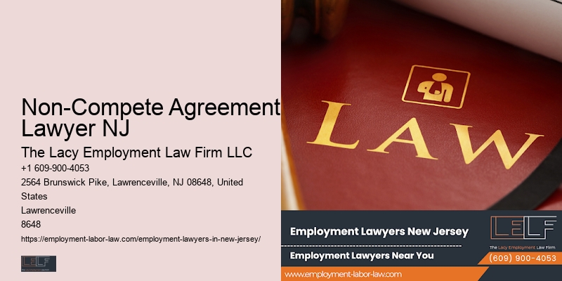Non-Compete Agreement Lawyer NJ Employment Law Advocacy