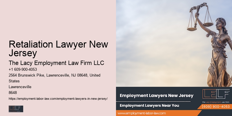 Employment Termination Defense Retaliation Lawyer New Jersey