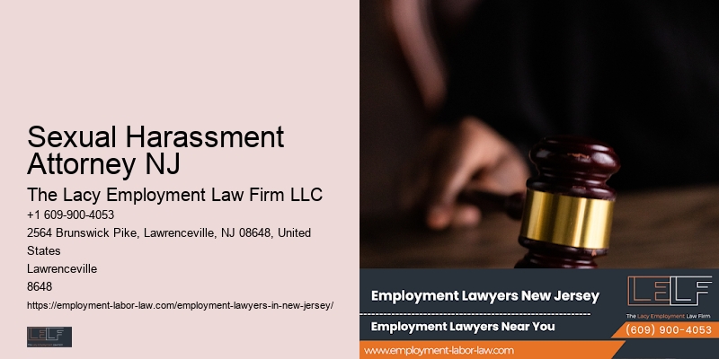 Sexual Harassment Attorney NJ Workplace Rights Legal Counsel