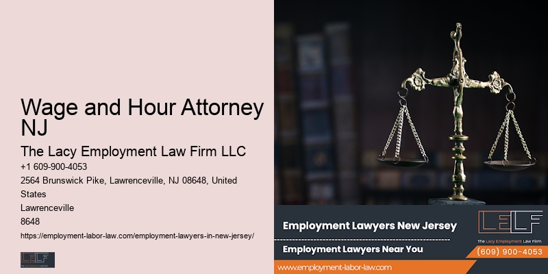 Skilled Workplace Disability Attorney Wage and Hour Attorney NJ