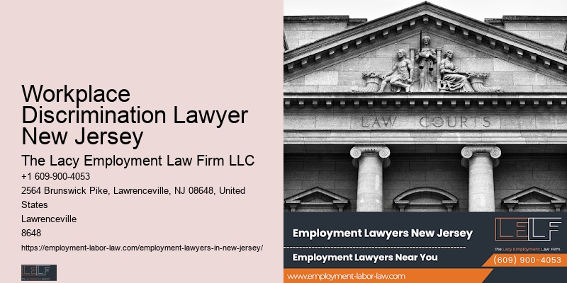 Workplace Discrimination Lawyer New Jersey