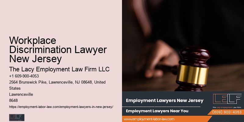Workplace Discrimination Lawyer New Jersey Employee Rights Defense Lawyer