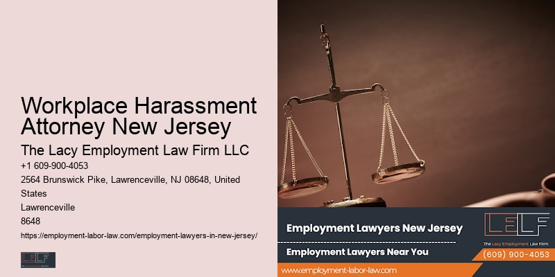 Workplace Harassment Attorney New Jersey Unpaid Wages Lawyer