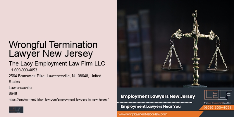 Experienced Employment Lawyer Wrongful Termination Lawyer New Jersey