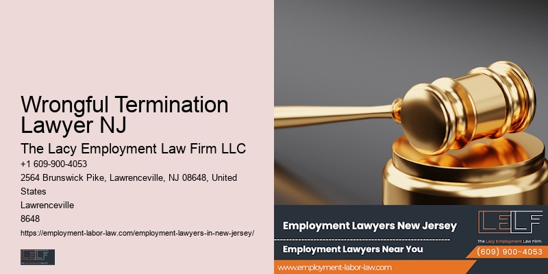 Wrongful Termination Lawyer NJ Union Representation Attorney