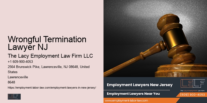 Wrongful Termination Lawyer NJ Collective Bargaining Attorney