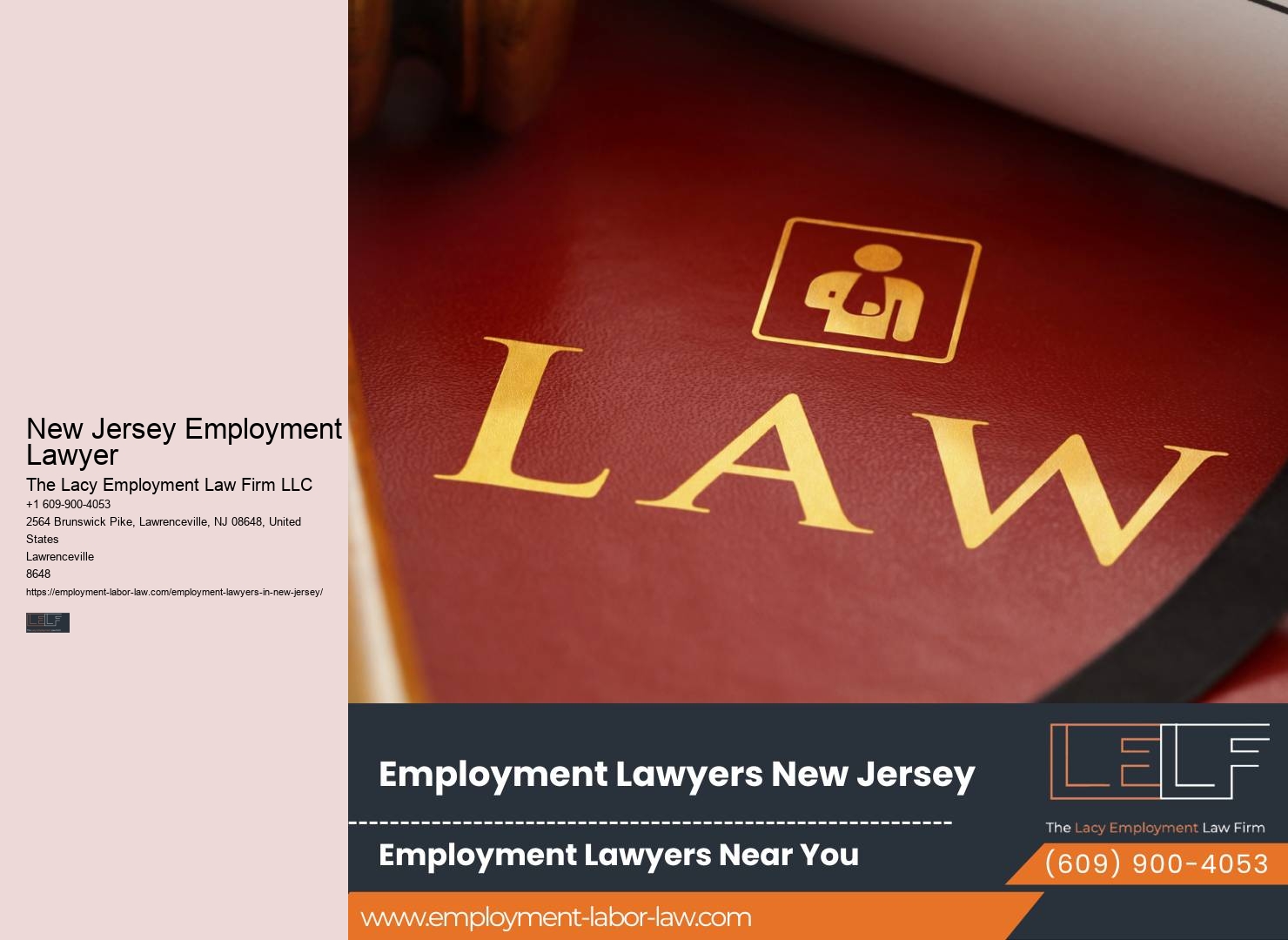 New Jersey Employment Lawyer Employment Rights Attorney